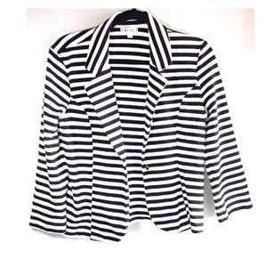 Isenboye size XL black/white striped jacket